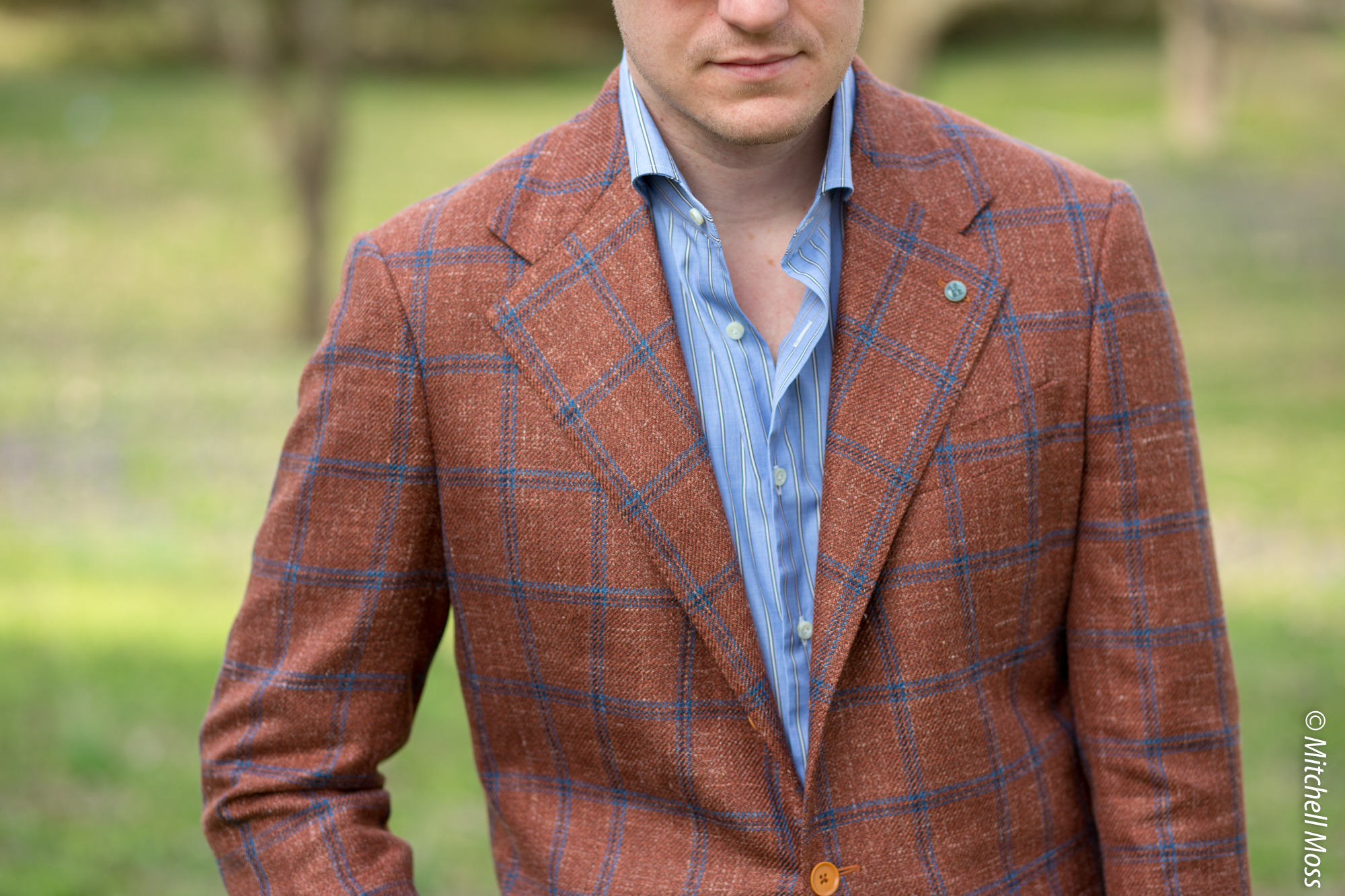 Eidos Rust Windowpane SS18 Sport Coat 2 – Menswear Musings