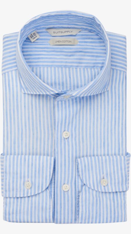 SuitSupply Cotton-Linen Summer Shirting 