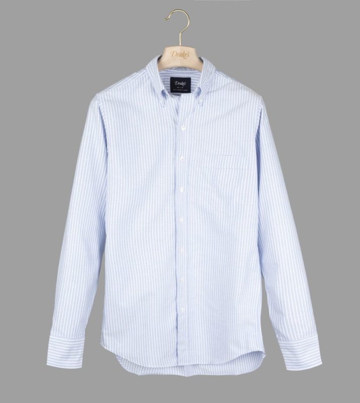 Recommends—Blue Reverse Stripe OCBD – Menswear Musings