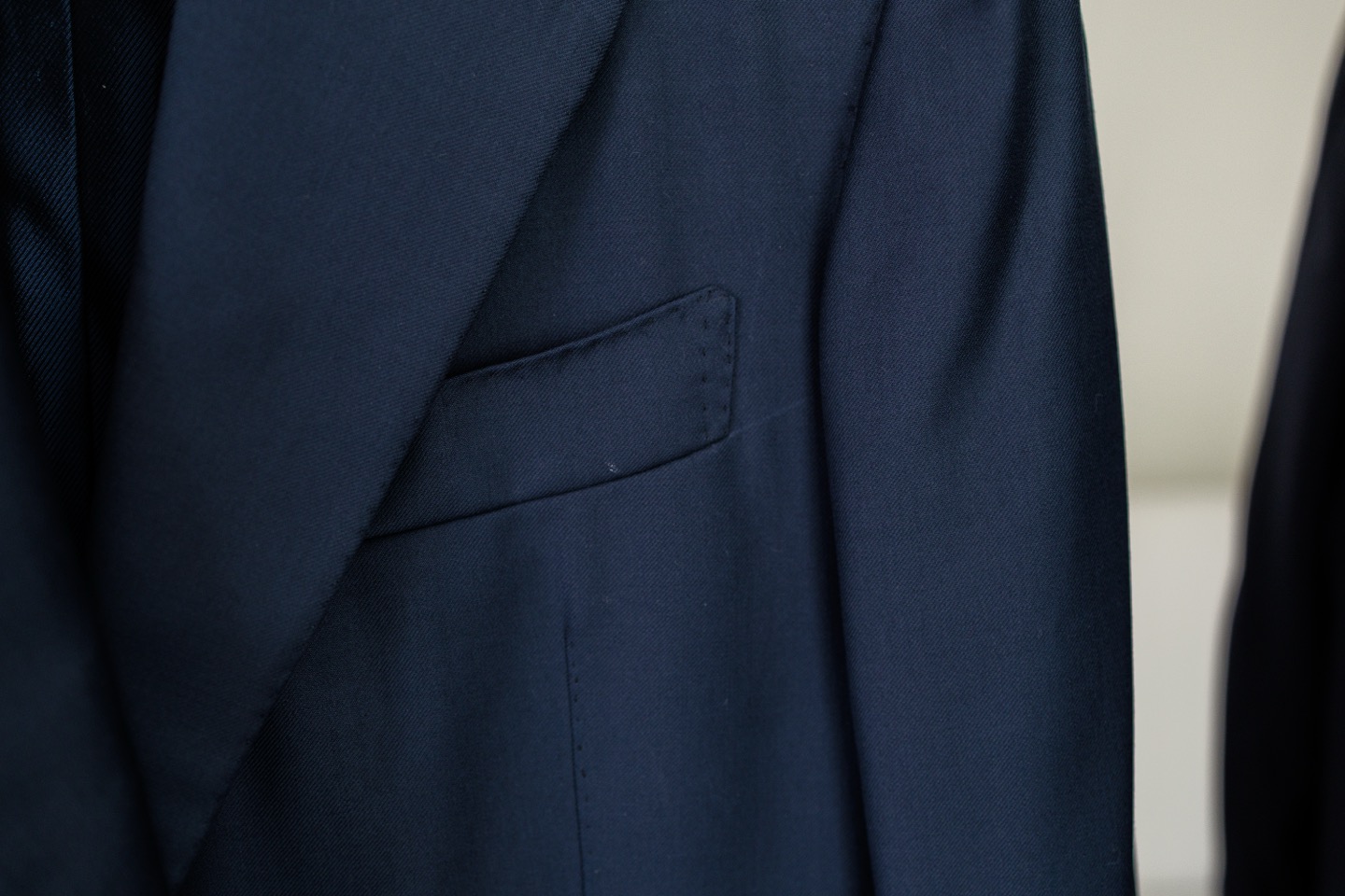 Handmade Saint Gregory Neapolitan Mid-Navy Blazer, Size 52 (42R