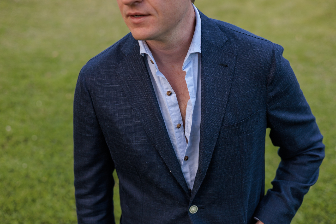 Tis the season for the excellent cotton-linen Oxford cloth from 